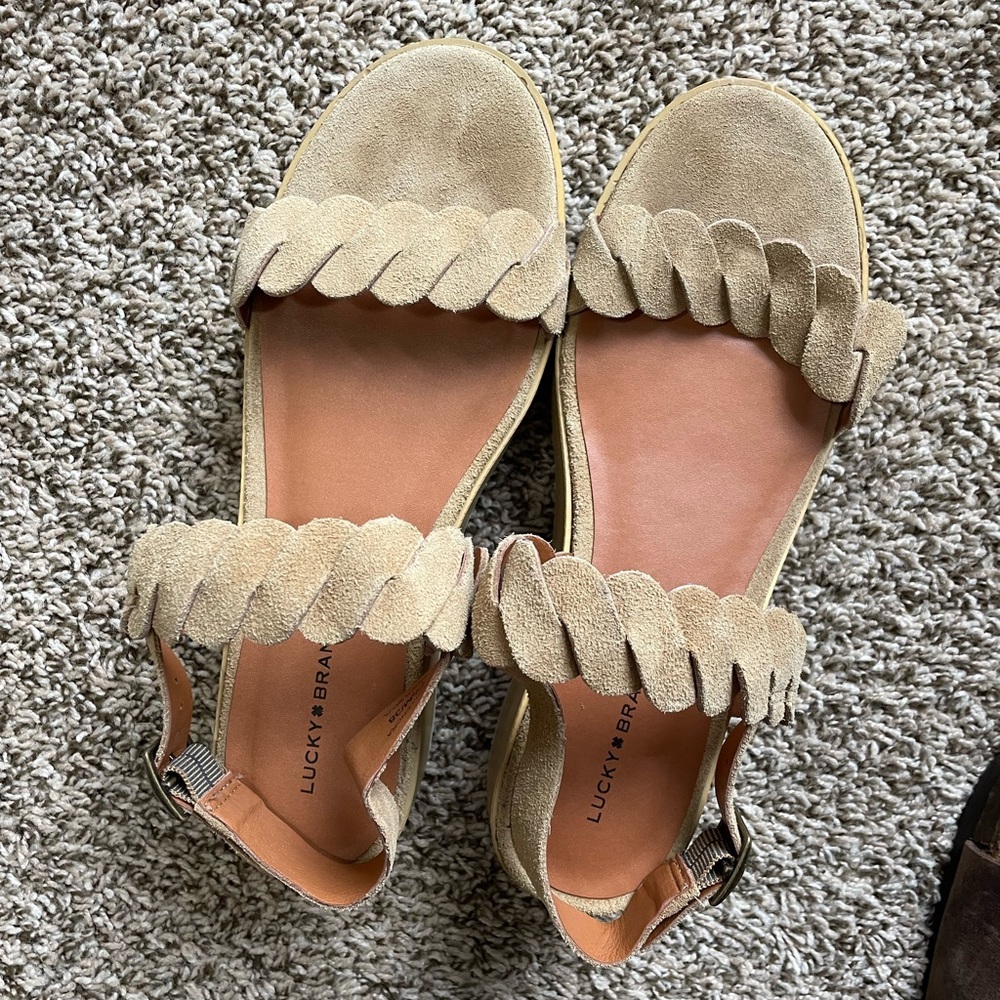 Lucky Brand Women's Vellenora Platform Wedge Sandal Size 7.5 - Picture 2 of 7